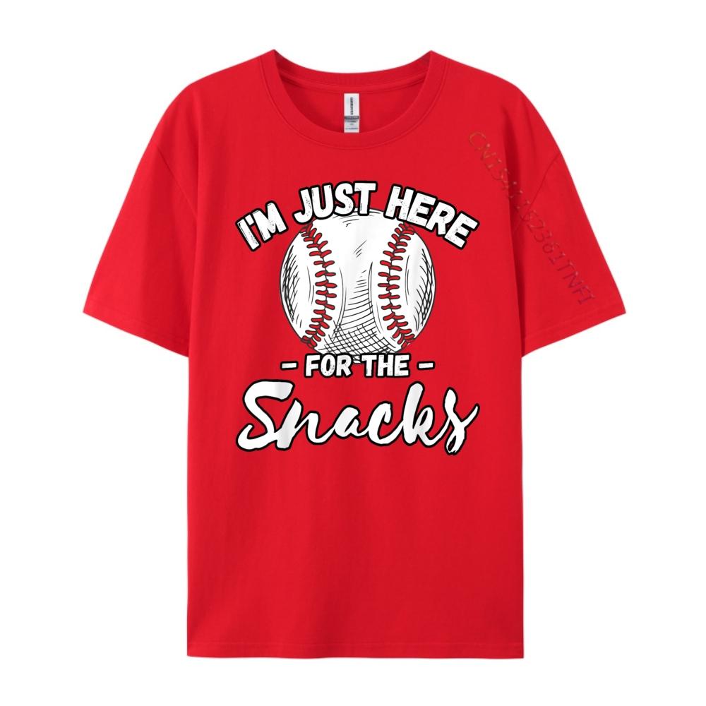 Im Just Here For The Snacks Funny Fantasy Baseball League Designer Clothes Men Man Clothes S
