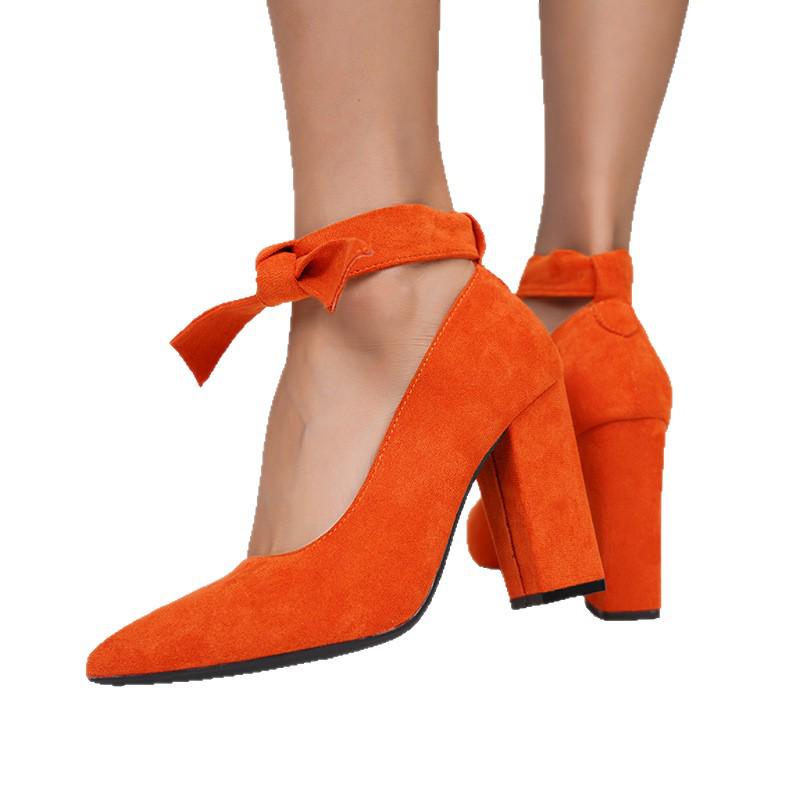 Women's Pointed Toe Lace-up Flats & French High Heels - New Fashion Style
