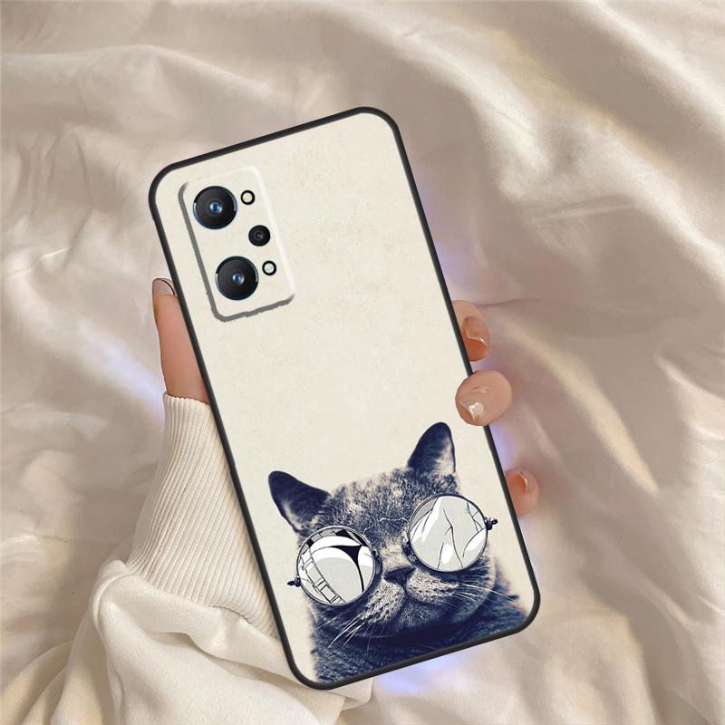 Cute Cat Animal Case For Realme 15 14 11 12 13 Pro Plus C65 C67 C71 C63 C61 C55 C51 C53 C35 C75 GT6 GT7 Pro