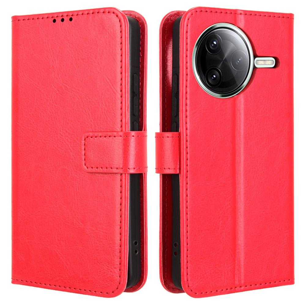 For Xiaomi Redmi K80 5G/K80 Pro 5G/Poco F7 Pro 5G/Poco F7 Ultra 5G Case Crazy Horse Texture PU Leather Phone Wallet Cover