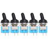 Mini Toggle Switch Waterproof Cap MT S101 SPST 2 Pin ON OFF Position Switch Marine Boat Car Truck Dash Modification Part Control