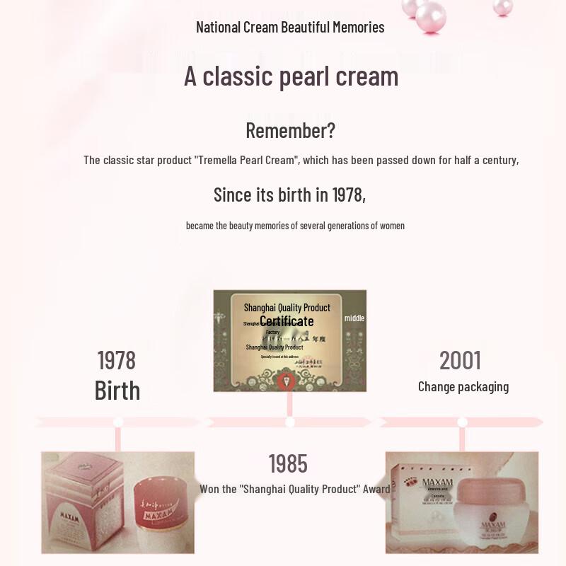 Maxam White Fungus Pearl Nourishing Face Cream