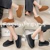 Women's Large Size Soft Sole Winter Warm Fur Snow Boots Padded Lined Ankle Boots Anti-slip Hiking Casual Sports Cotton Boots
