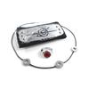 Brdwn Cosplay Akatsuki Hidan Itachi Logo Headband Necklace Ring Kunai