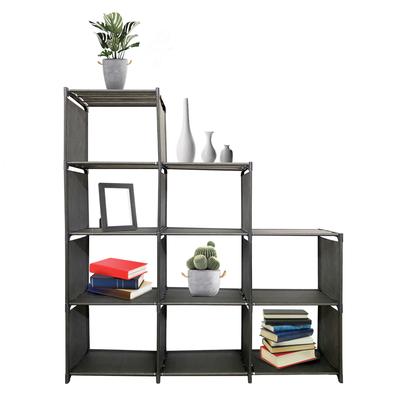 Storage Shelving 2|3|4 Tiers 12 Holes PVC & Fabric Home 123x125x29 Cm