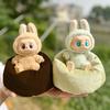 For 17cm Labubu Mini Chair Bjd Doll Room Decoration 2nd Generation Sitting Party Series Doll Sofa Car Mini Safety Sofa Toy Gifts