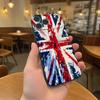 Flag Union Jack British UK Black Soft Cover Phone Case For iPhone 17,16,15,14,13,12,11,Pro,Max,Plus