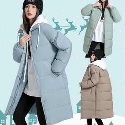 Winter Women Jacket Hooded Long Parkas Down Cotton Padded Coat Thick Warm Loose Puffer Female Snow Outwear Coats for Women