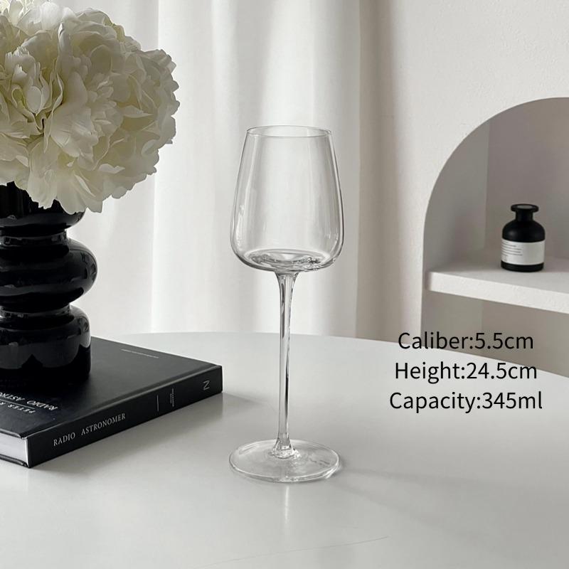 

European Concave Bottom Wine Glasses Cup,Big Belly Burgund Glass Cups,Light Luxury Glass Goblet,Party Wedding Tool,For Kitchen 1pc