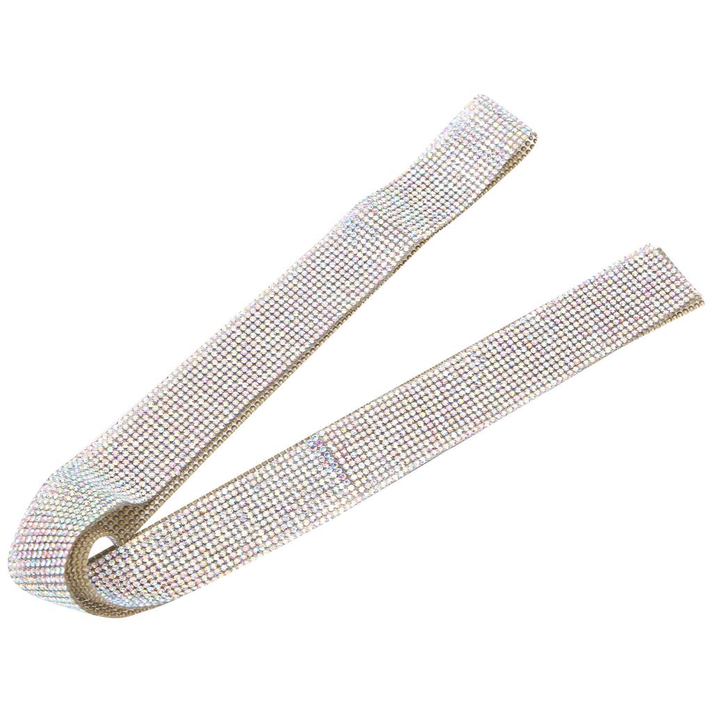 Crystal Diamond Belt Trim Hot Melt Adhesive DIY Decoration Clothing Accessories 0.5 Yard 12