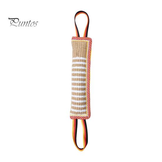 

Игрушка для перетягивания для собак, жесткая подушка для укусов из джута, тренажер для тренировок, интерактивная игрушка для перетягивания для больших собак, инструмент для поощрения