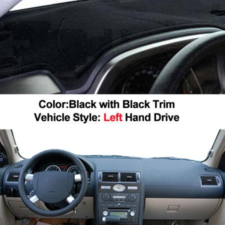 Araba Dashboard Kapak Dash Mat Halı Pelerin Ford Mondeo MK3 2000 2001 2002 2003 2004 2005 2006 LHD RHD Otomatik Güneşlik 2 Katmanlar