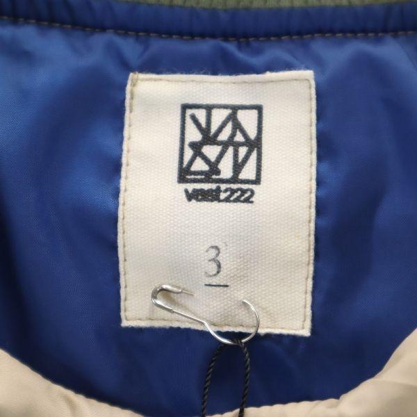 Unused VAST222 19AW Made In Japan Batting Jacket 3 Green Pullover Men's Used