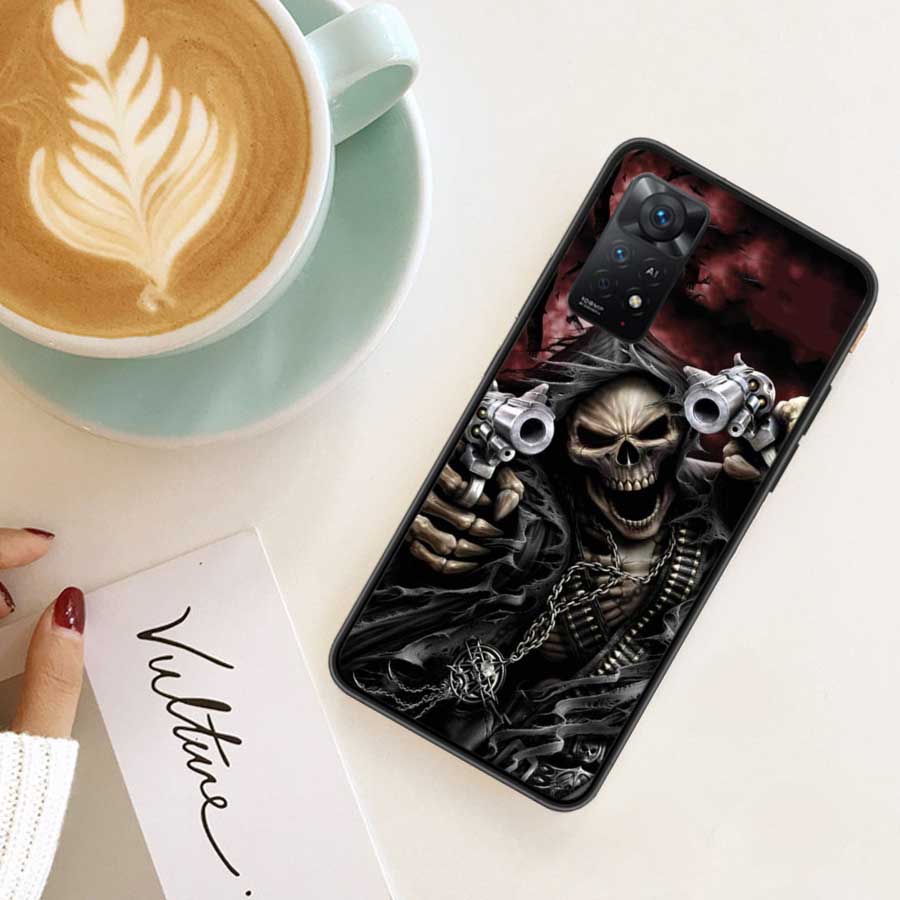 

Grim Reaper Skull Skeleton Phone Case For Redmi Note 14 13 Pro 5G Plus 12 12C 10 10A 10C 9 9A 9C 9T 8 8A K60 K70 Pro Xiaomi Cove Redmi 9C