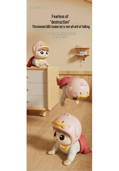 Crawling Baby Doll: Educational Toy for 0-1 Year Olds - Encourages Head Lifting and Crawling Skills