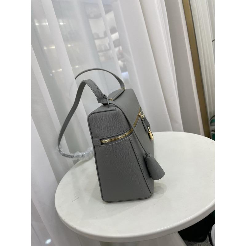 New retro leather cowhide box bag lunch box bag casual large capacity portable shoulder women's bag