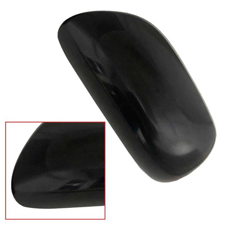 Replacement Rearview Side Mirror Covers Cap Black Unpainted For Toyota Yaris 2007-2013 87945-0D907 87915-0D907 Left/Right
