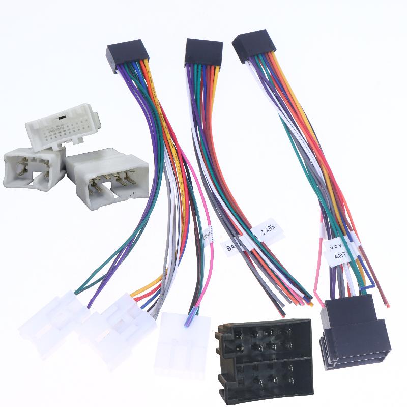 1/3Pcs Car Wire Cable Adapter 16 Pin Plug Cable Iso Standard Connector Adapter Car Stereo Radio For Alpine Wire Harness Adaptor