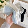 Lace Bubble Mouth Socks Pure Cotton Boneless Pile Socks Spring And Autumn Thin Cute Sweet Bow Tube Socks