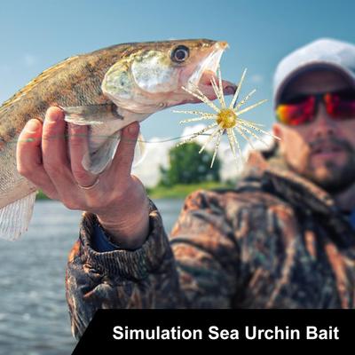 Artificial Fishing Lures Sea Urchin Bait for Saltwater Soft Artificial Creativity Sea Urchin Unique Lures for Shore Trout River