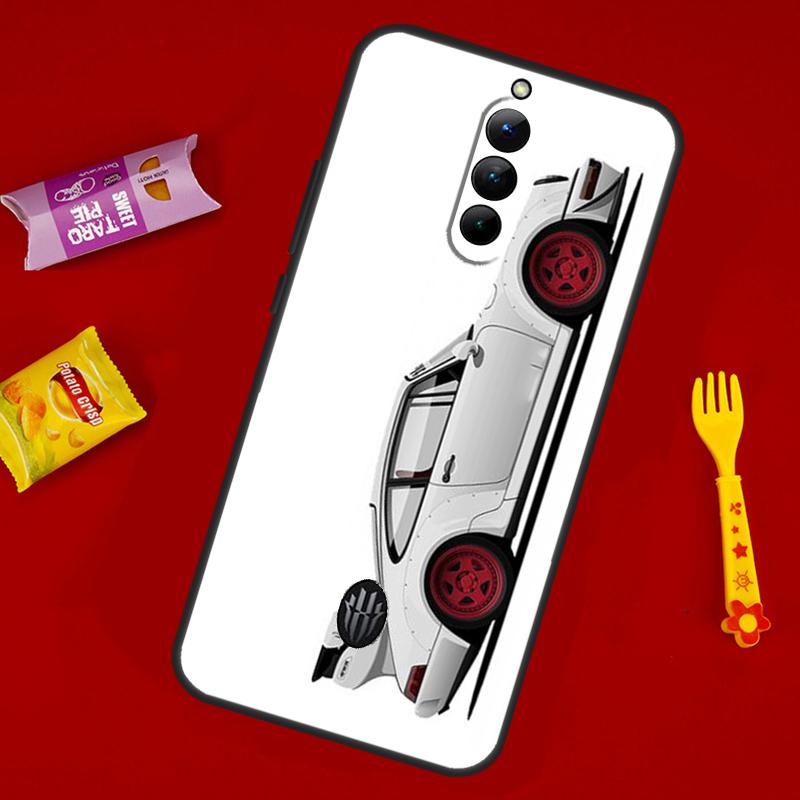 

Japan Sports Car Jdm Drift Case For ZTE Nubia Red Magic 10 Air 6 6S 7S For Red Magic 11 10 9 8 8S 9S 10S Pro Plus Cover Red Magic 6