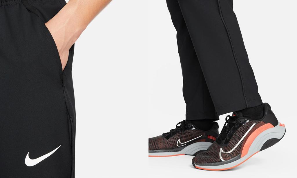 Nike Woven Jacket and Pants Size for and the Gym Men's Dri-Fit Set, L, Black, DM6620/DM6627, Training, Fitness,