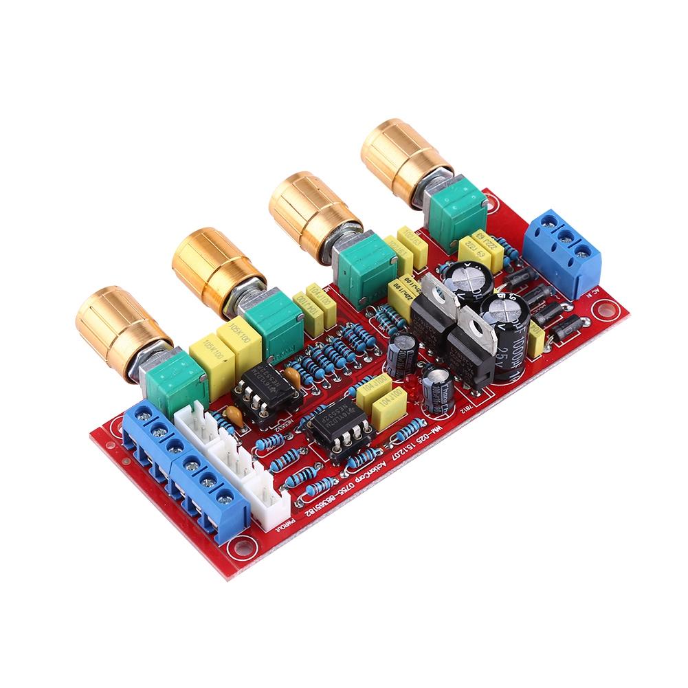 HIFI Preamp NE5532 Pre Amplifier Tone Board Kits AC 12V OP AMP HIFI Amplifier(Assembled Board)
