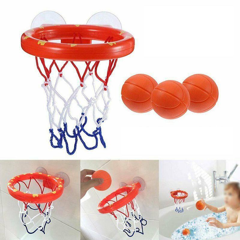 Multifunctional Kids Bath Toys Basketball Hoop And Ball Water Play Set For Fun