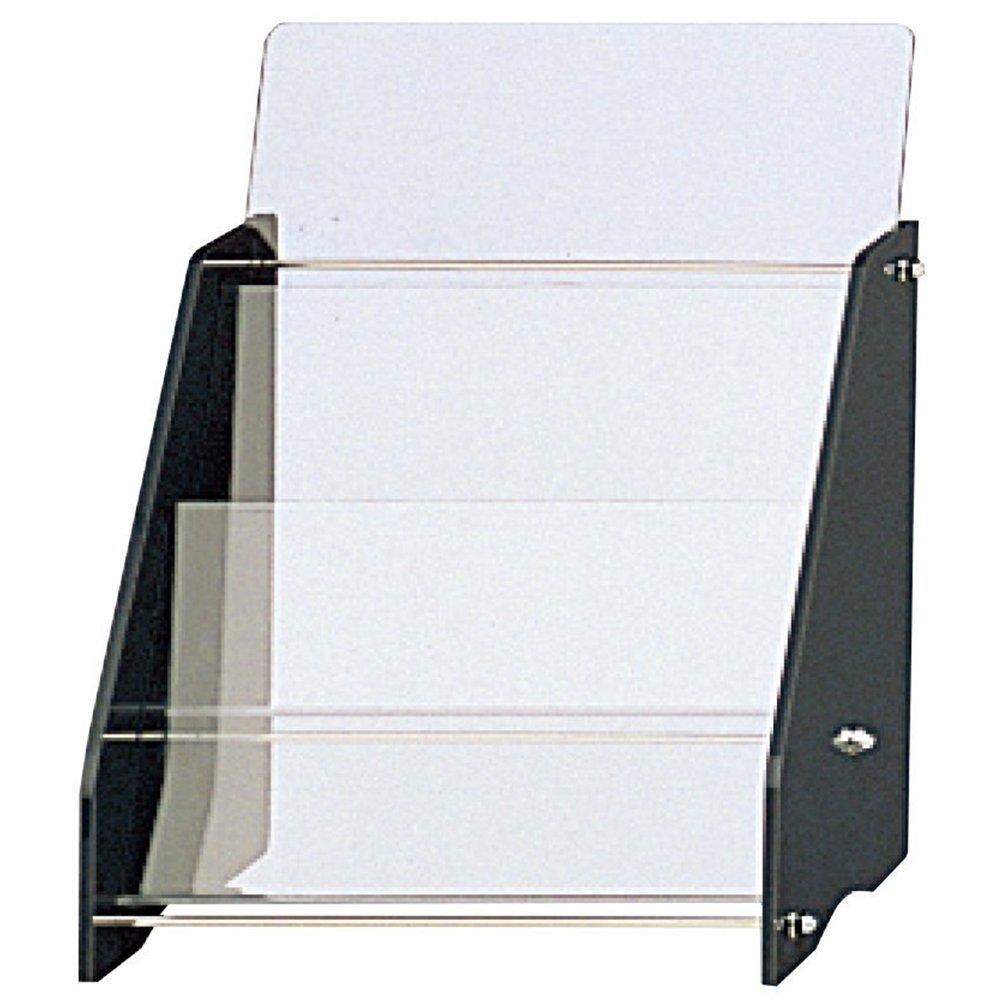

Plus Tabletop Pamphlet Stand PA Size 1 Row 2 Tiers Type/A4 21-667 PA-12A