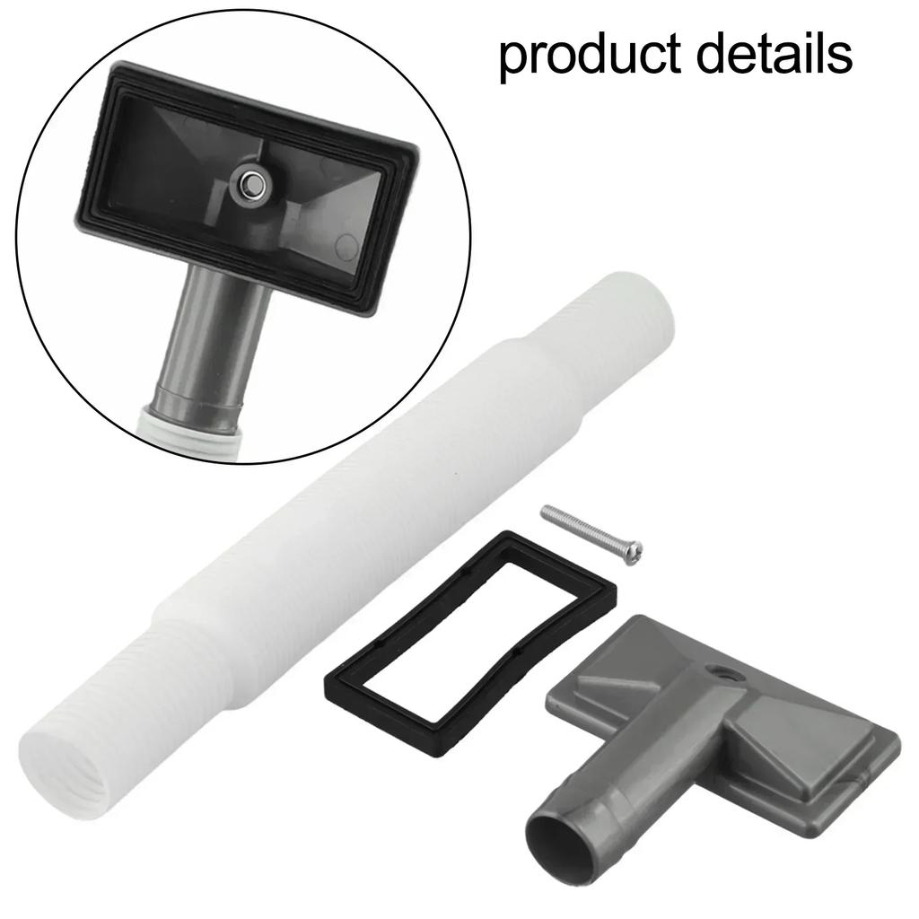 Gray Kitchen Sink Sink Overflow For Kitchen Use Adjustable Height Quick Installation Seals Square Interface 77.5 X 41 Mm