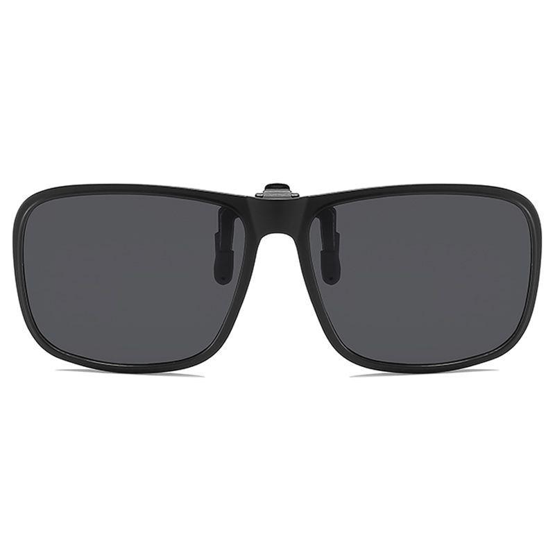 Men s Polarized Clip-on Sunglasses: Flip-up Day & Night Vision