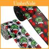 Grinch Blumendruck Juteband zum Geschenkverpacken Perfekt für Feiertagsdekorationen
