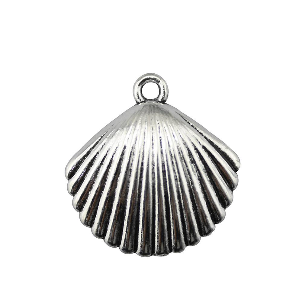 Shell Charms Multi Color Alloy Pendants For Beach Themed DIY Jewelry Accessories