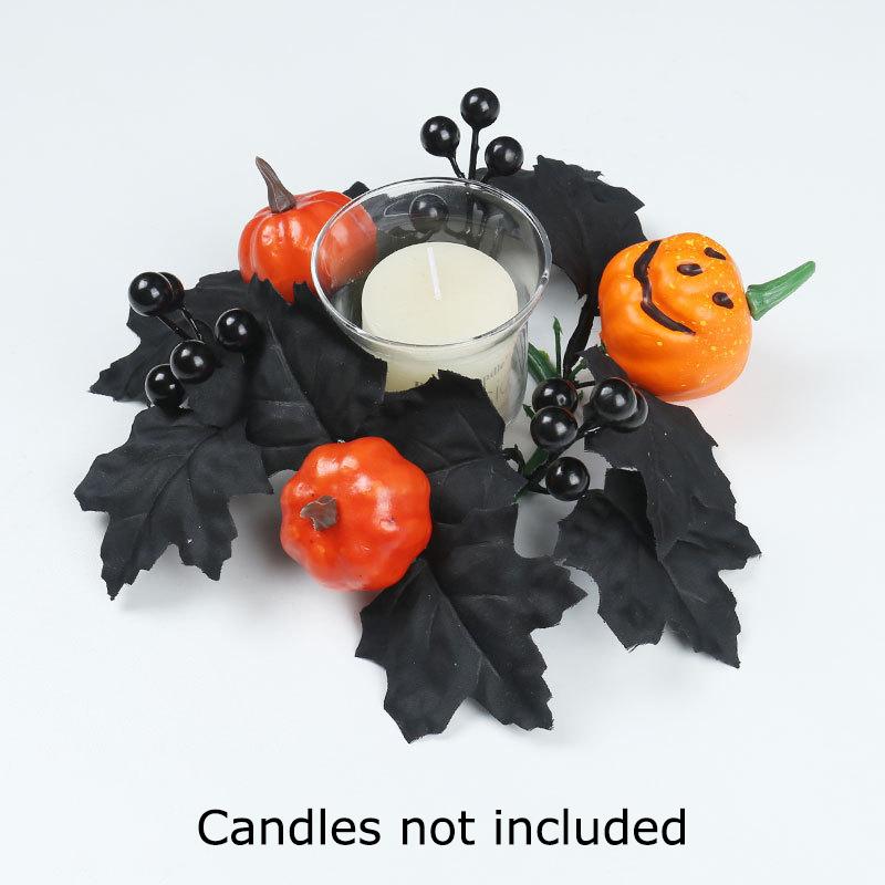 

Хэллоуин Подсвечник Венок Гирлянда Настольный Стол Пластик Тыква Ягода Поделки 3 Стиля