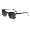 TUREZING Square Printed Sunglasses for Men Women Comfortable Spring Hinges Fashion UV Protection