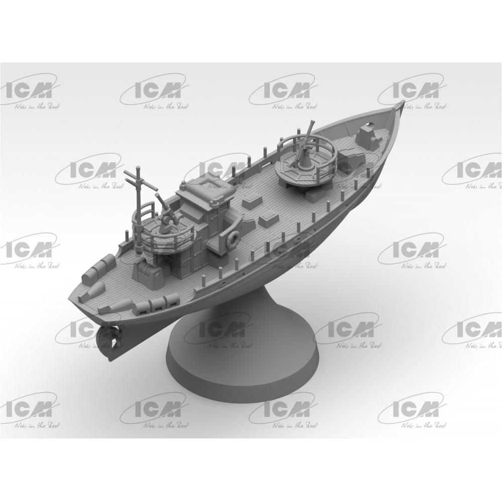 Icm Icm 1 350 Wwii German Navy Fighter Fishing Boat Plastic Model S018
