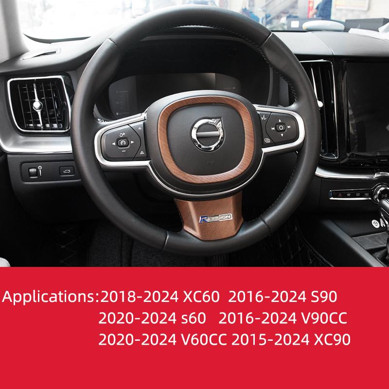 For Volvo S90XC60XC90V90V60S60 steering wheel decorative frame glitter interior decoration modification products