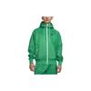 Solid Color Zip-Up Hooded Casual Long Sleeve Jacket Men Outerwear Green DA0002-324
