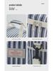 Striped Portable Large-Capacity Insulated Picnic Bag and Cooler