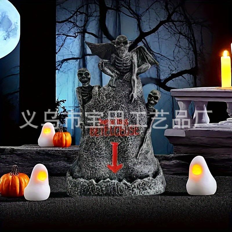 

Смешной Хэллоуин Свекольный Сок Череп Надгробие Двор Газон Ужас