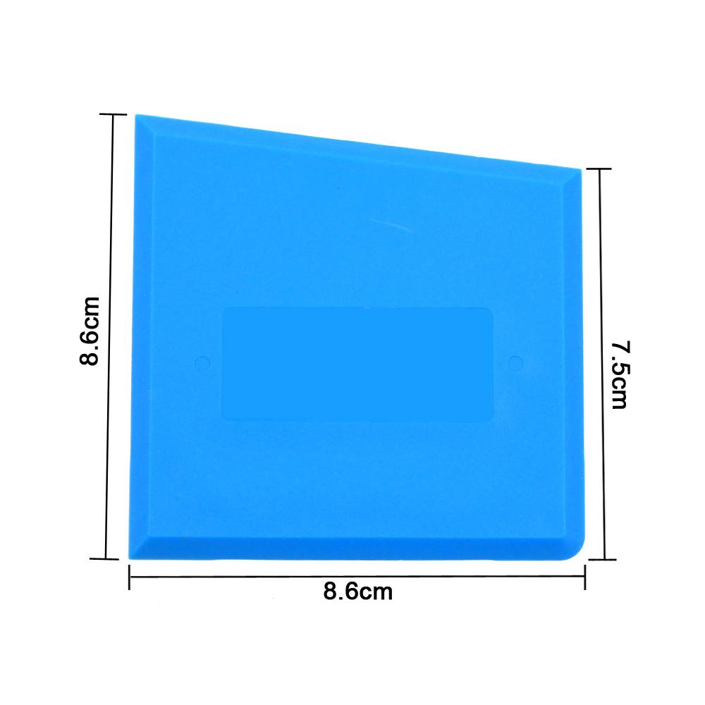 Blue Sealant Finishing Spatula 86x86x5mm Large Caulking Silicone Sealant Scraper