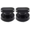 Vacuum Mount Pull Suction Cup Handle Fits Glazed Surfaces Ergonomic Design ABS PVC Materials Moisture Resistant