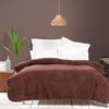 Home Faye Brown Double Sherpa Blanket