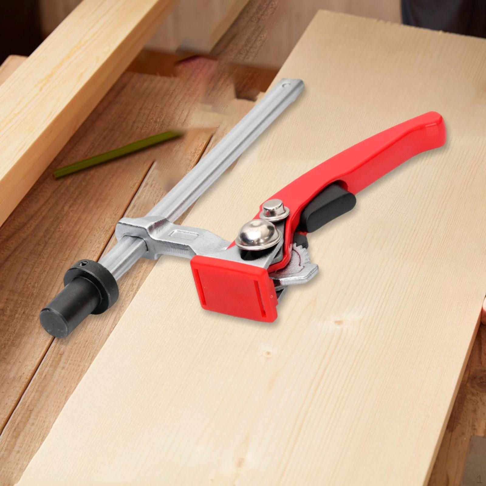 

Настольный зажим для деревообработки, регулируемый пресс с храповым механизмом, ручной инструмент, быстрая фиксация 16mm