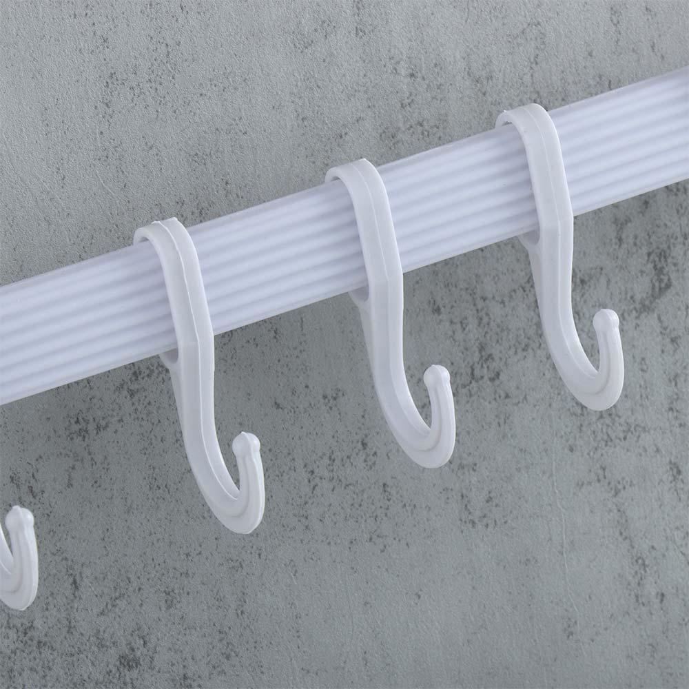 Wall Mounted Bathroom Accessories Hanging Shelves Organizer Hook Kitchen Supplies Key  Rack