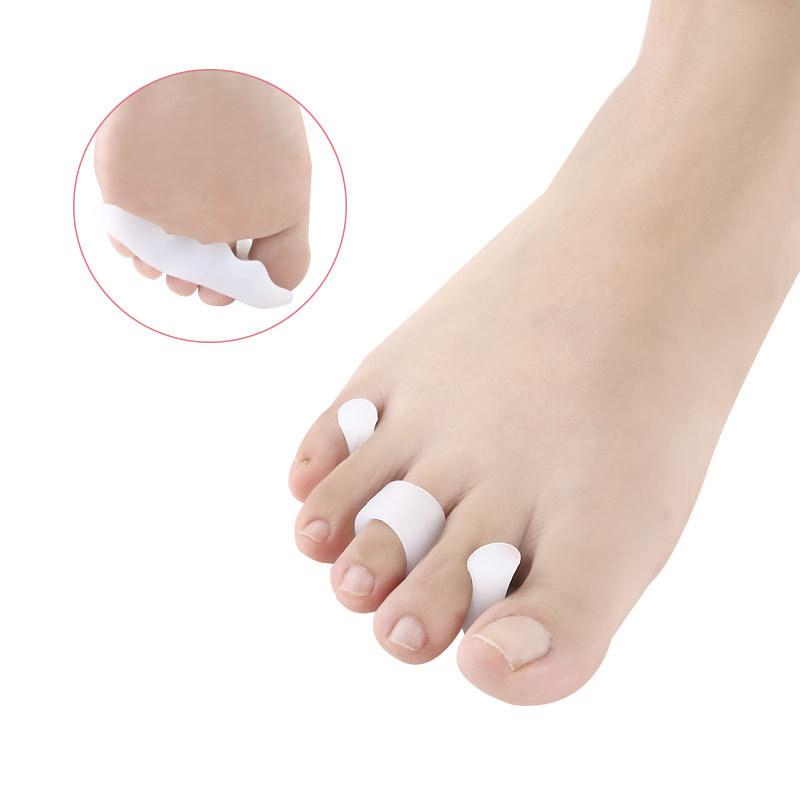 Silikon-Zehenspreizer, Hallux-Valgus-Orthese, Ballenpflege, überlappender Zehenhammer, Zehenkorrektur, Fußpflege-Werkzeug