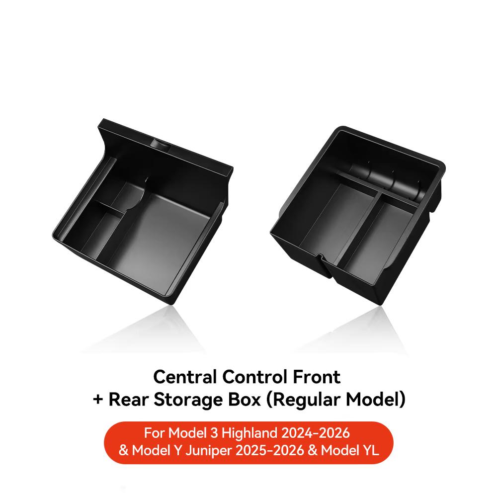 YZ center control storage box Cup Holder for tesla model 3 Y Highland Juniper 25 Organizer Car Accessories Cubby Drawer Interior