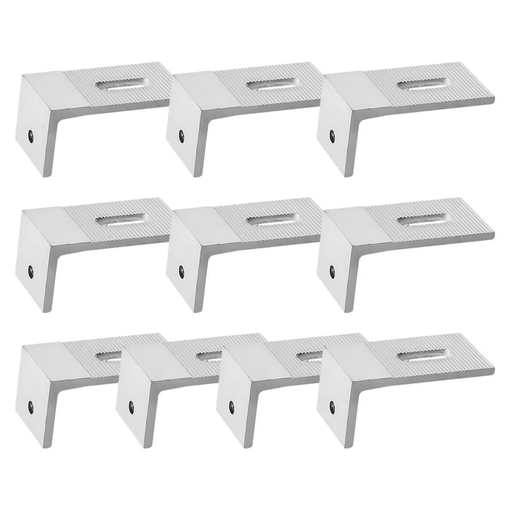 90 Degree Solar Panel Mounting L Bracket  For RV Boat Off Grid Roof Aluminum Bracket Solar System Installation Accessories