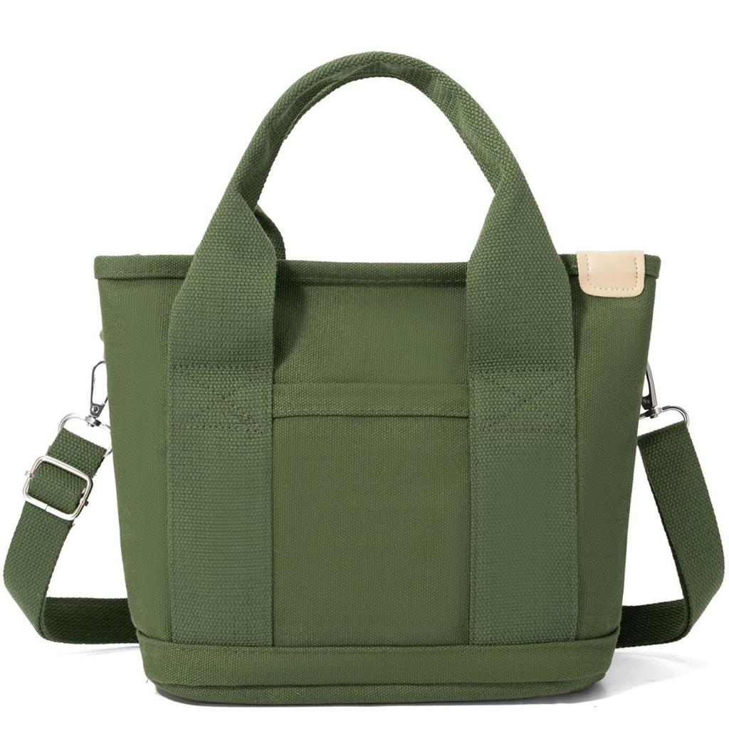 Japanese Korean Style High-End Canvas Tote Bag - 16 Oz Women's Handbag Lunch Bag