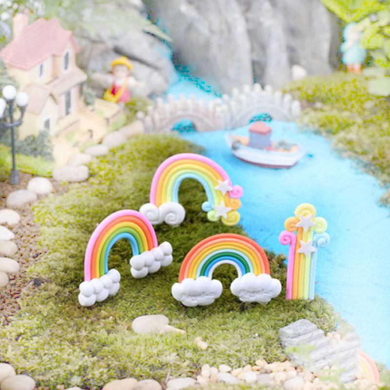 Argilla Morbida Arcobaleno Accessori Paesaggio Miniatura